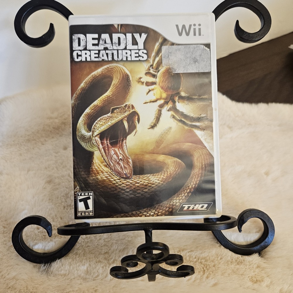 Deadly Creatures Nintendo Wii 2009 CIB Complete w/ Manual Tested Working THQ